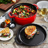 Staub Braise and Grill Set 6.7 L (7 qt.) Enameled Cast Iron