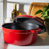 Staub Braise and Grill Set 6.7 L (7 qt.) Enameled Cast Iron