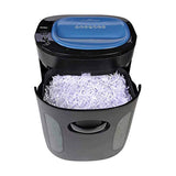 Royal Heavy-Duty 12-Sheet Cross-Cut Shredder (Ultra-Fast Shred Speed At 8 Seconds Per Pass), Black/Indigo Finish - shopperskartuae