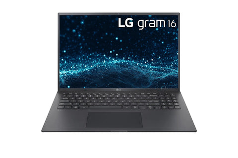 LG gram 16Z90P-K.AA82A1 Ultra-Lightweight with 16” 16:10 IPS Display and Intel Evo platform i7-1165G7, 16GB RAM, 256GB SSD, Intel UHD Graphics, Win 11 Home