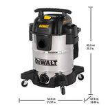 DeWalt DXV38S 1250W 38L Stainless Steel Wet & Dry Vacuum - Shoppers-kart.com