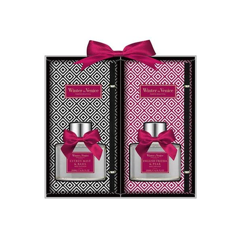 Winter in Venice Diffuser Set, 2 Pack in Pink
